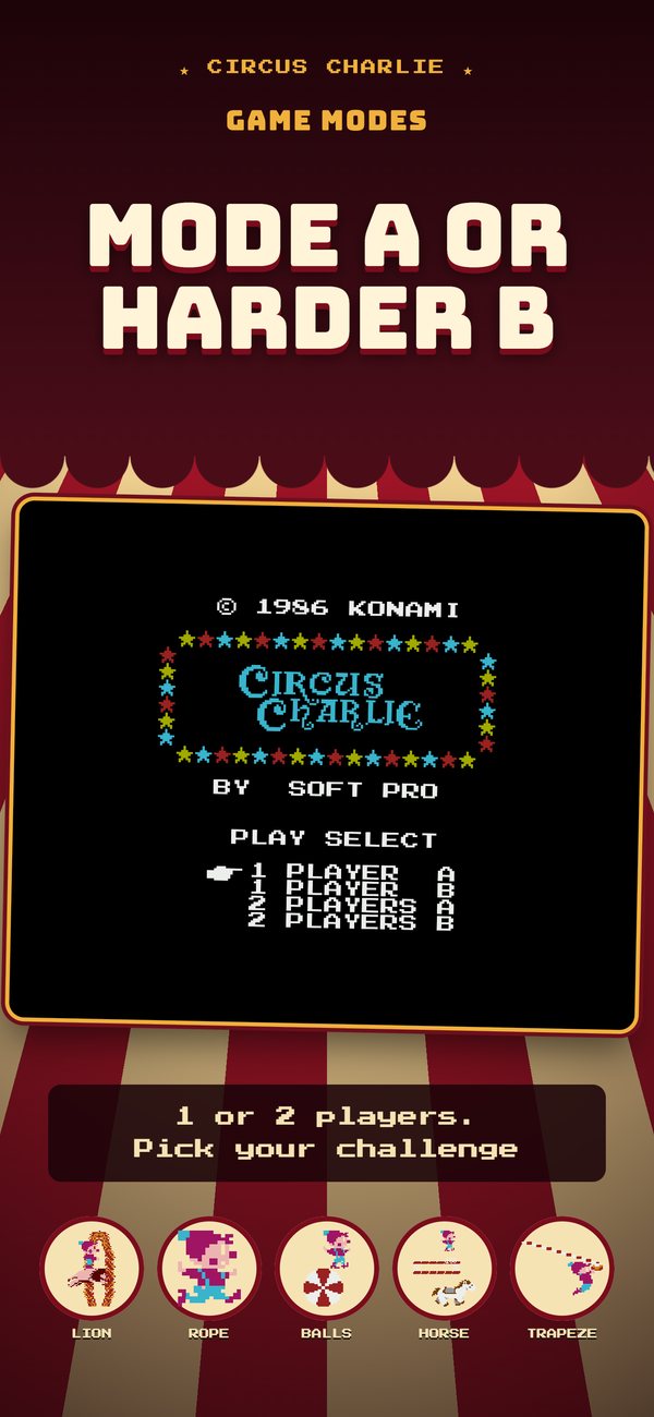 Mode A or Mode B menu